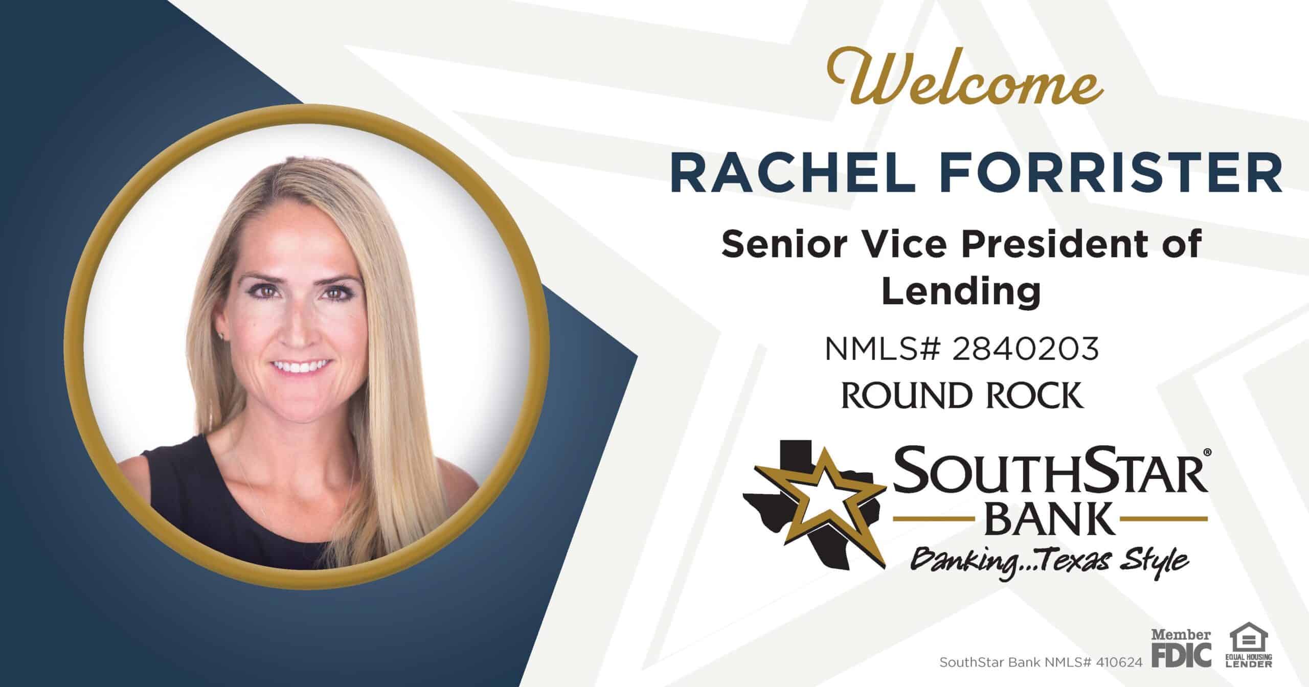 SSB 639 StaffHighlight FB Rachel Forrister Welcome v1